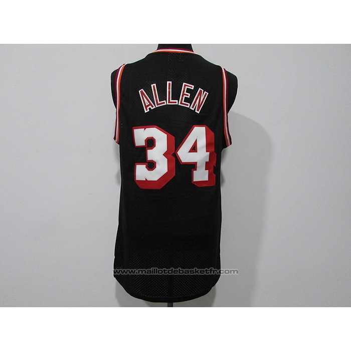 Maillot Miami Heat Ray Allen #34 Mitchell & Ness 2012-13 Noir